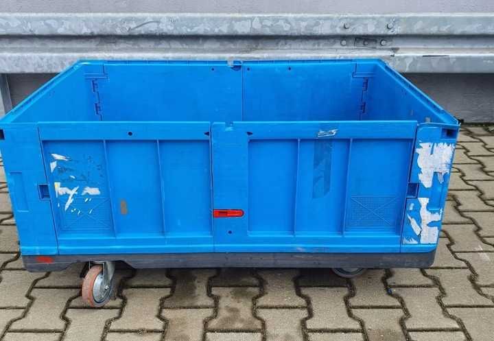 Wózek magazynowy na kółkach / skrzynia / kosz magazynowy / euro paleta
