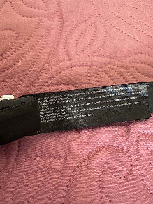 Пояс Mango розмір S / Жіночий чорний ремінь