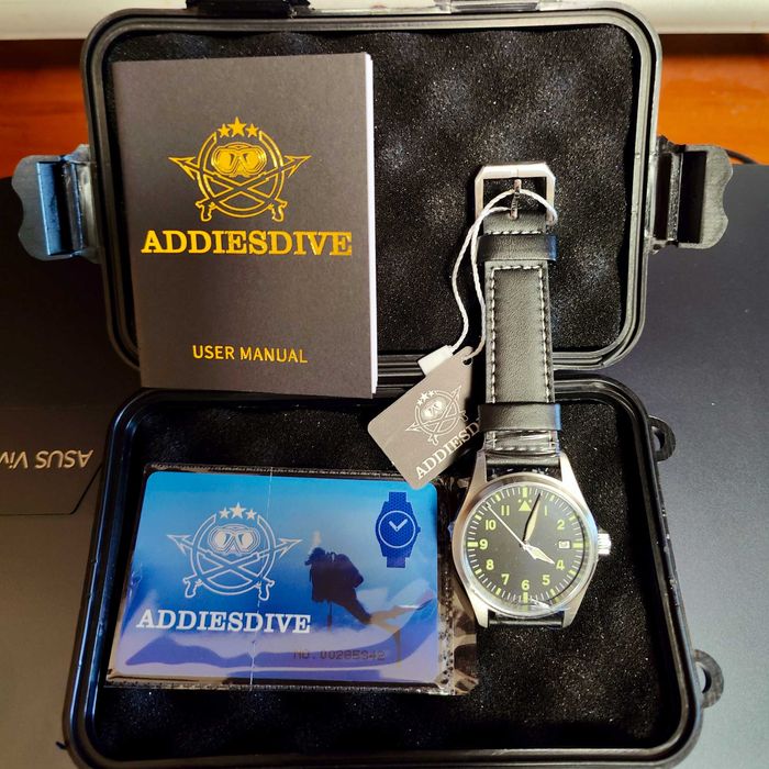 Годинник  FLIEGER Pilot's Mark XX, ∅39мм, Seiko NH35, 200 м. Сапфір.