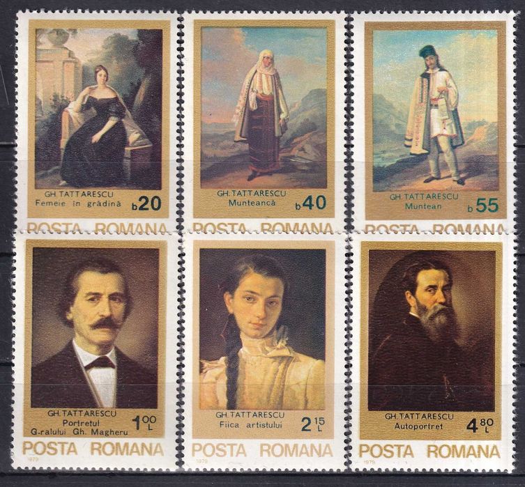 Rumunia 1979 cena 3,90 zł kat.2,50€ - malarstwo