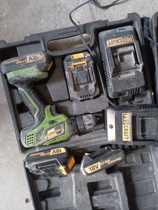 Продам шуруповерт про Крафт + зарядне нове і акамулятори можливо окрем