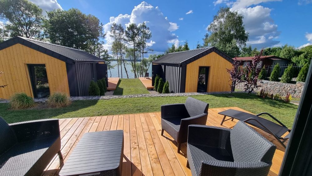 Dom "Nad Jeziorem" plaża, sauna, bania, Mazury, Kruklanki.