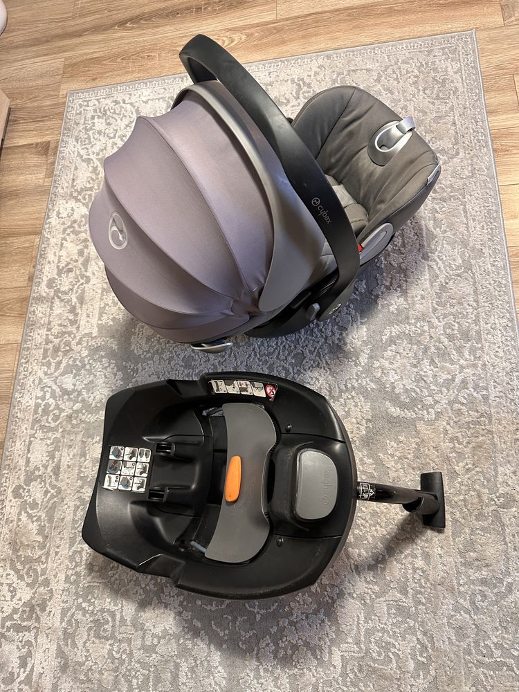 Cybex Cloud Q Platinum + baza isofix
