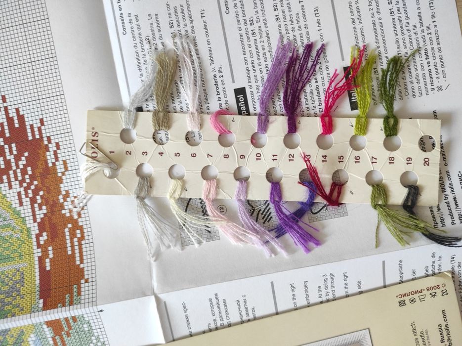 Схема для вишивання Riolis 1010 залишки