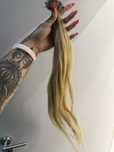 Extensoes cabelo natural loiro