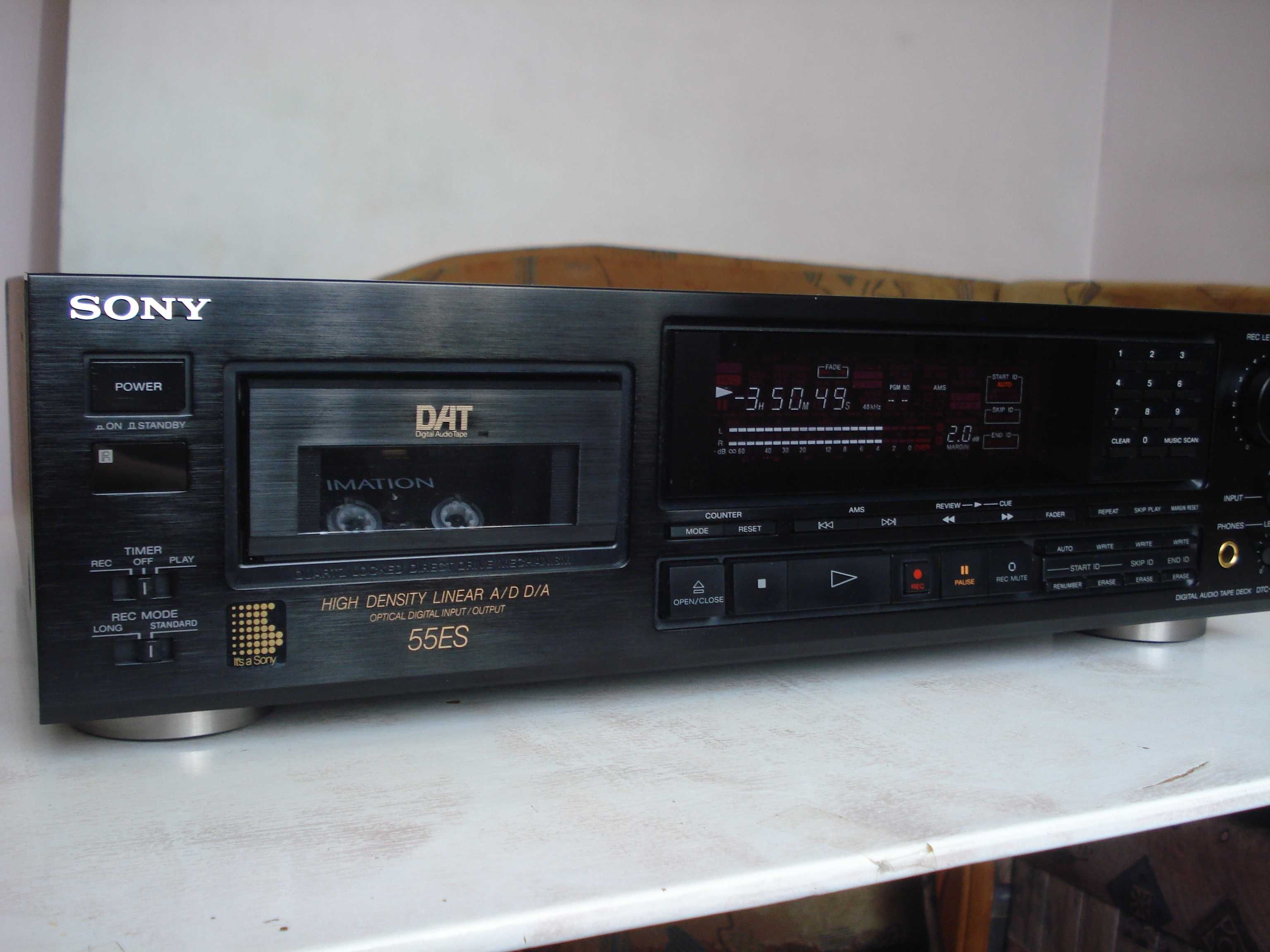 Дека DAT "Sony" DTC-ZE700, DTC-55es, dat-касети