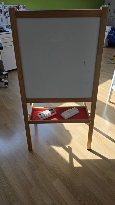 Tablica Ikea dwustronna na pisaki i kredowa, kreda