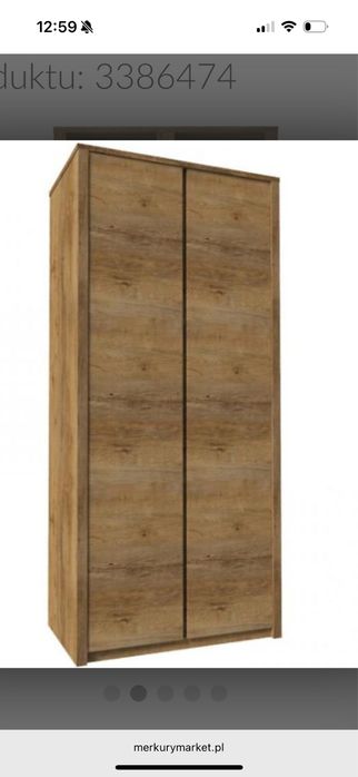 3 x Szafa Vedde Jysk dwudrzwiowa kolor DĄB DZIKI stan bardzo dobry