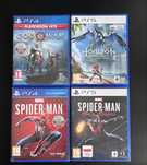 Gry ps5: horizon forbidden west, spider man miles morales , god of war