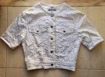 Casaco Moschino Branco Lantejoulas