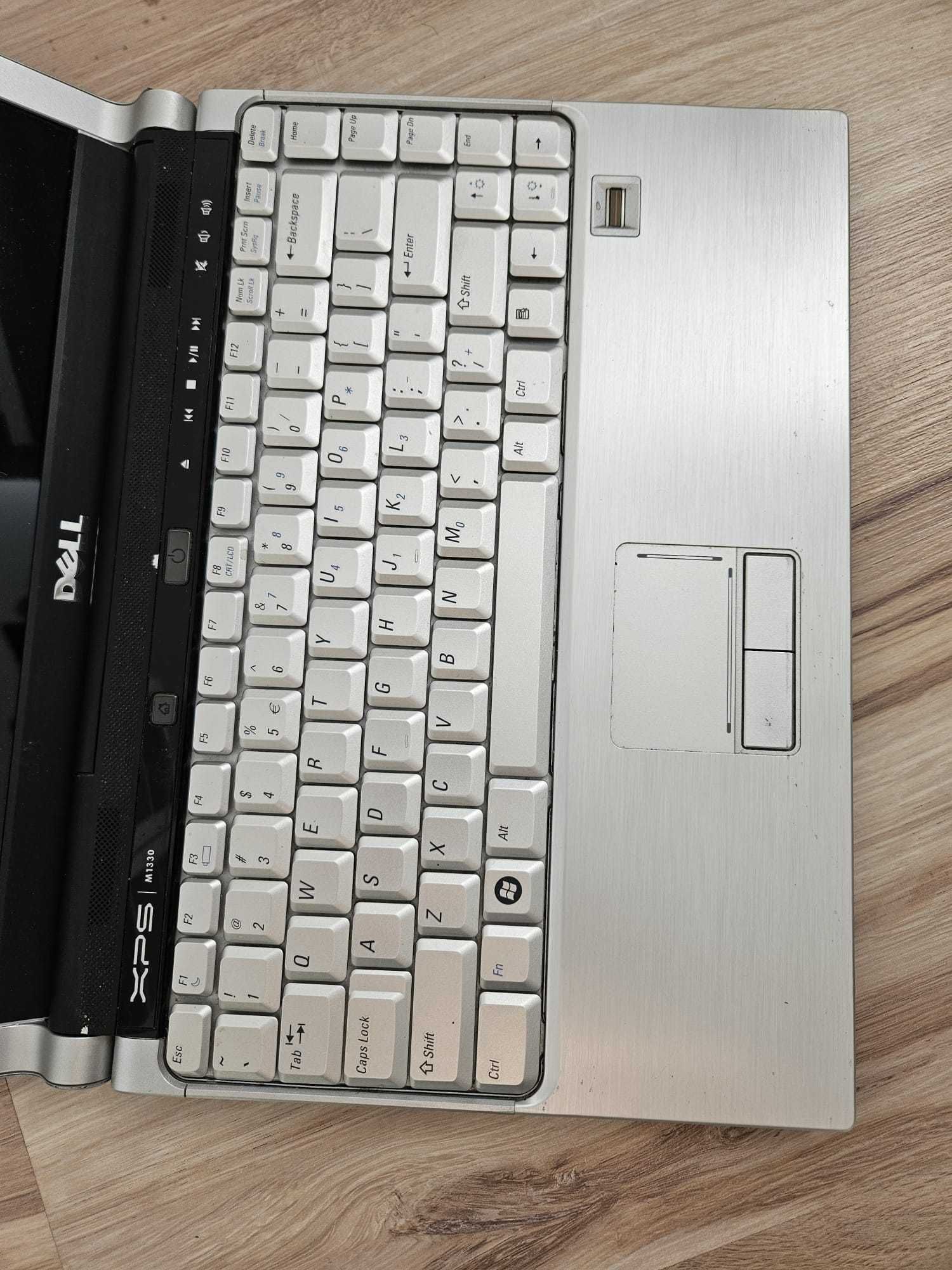 Laptop Dell XPS M1330, stan dobry, sprawny, z zasilaczem