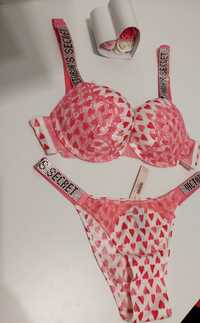 Victoria's secret komplet 
Biustonosz  push-up