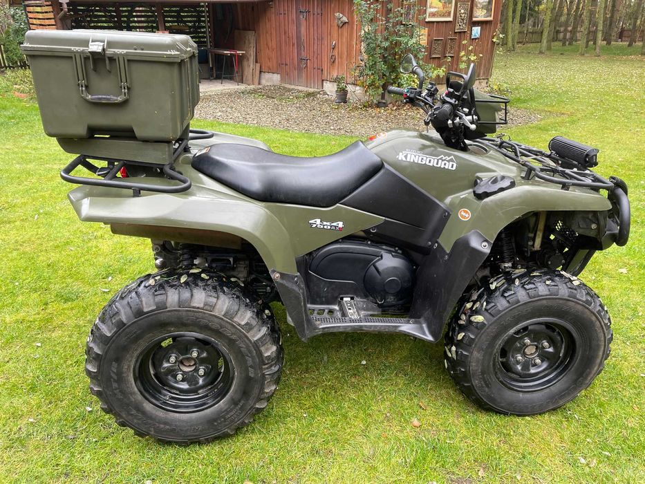 Suzuki Kingquad LT-A 750AXi zarejestrowany homologacja wyciągarka quad
