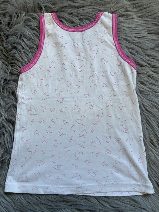 Podkoszulka dziewczęca w serduszka 122