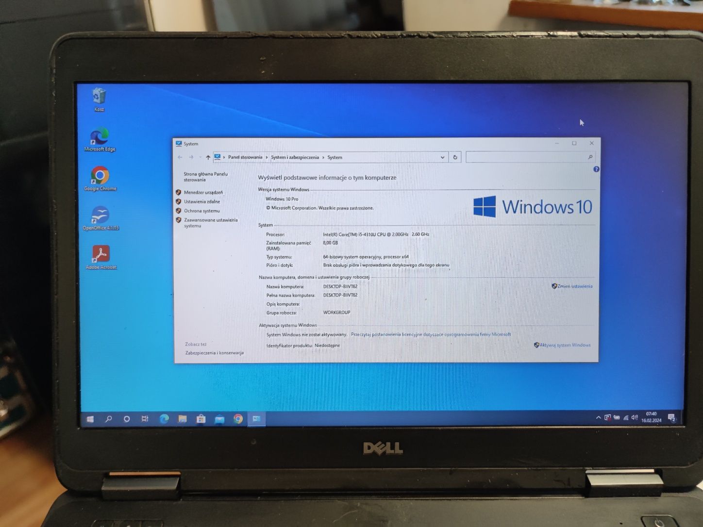 Dell Latitude E5440 i5 120ssd 8gb DDR3