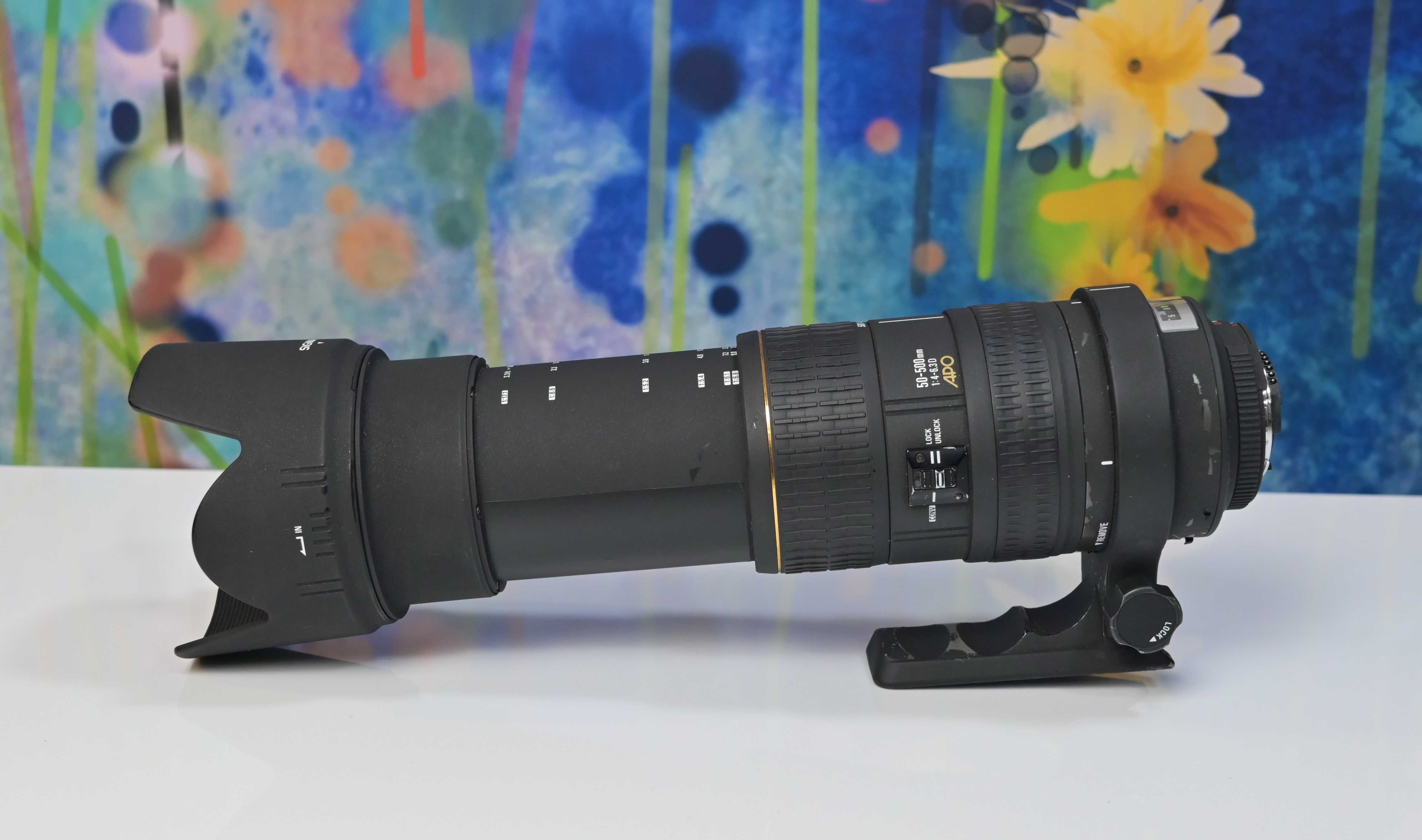 Obiektyw Sigma AF 50-500mm F4-6.3 APO EX HSM DG mocowanie Nikon