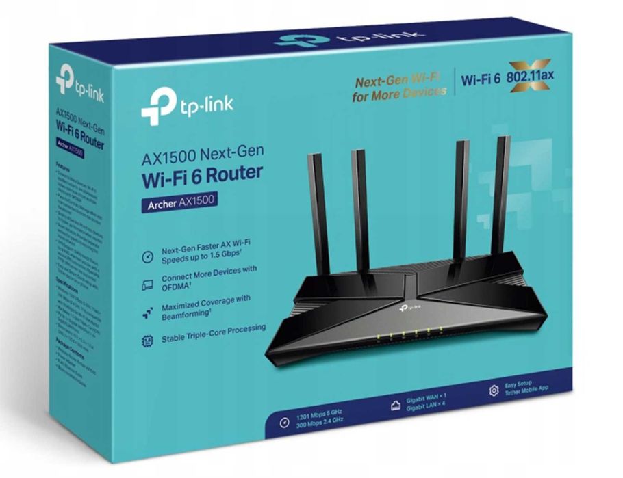 Router TP-LINK Archer AX1500 Next-Gen