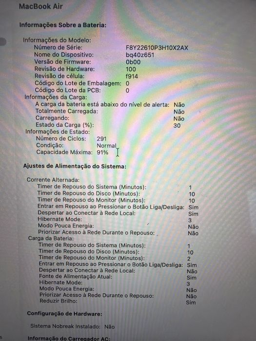 MacBook Air M2 - 512 GB SSD - Seminovo e sem nenhum dano