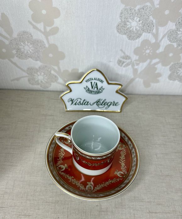 Chávena de Café Liras Pintada a mão Vista Alegre