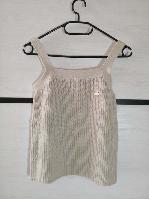 Kamizelka dzianinowa  na ramiączkach - rozmiar XS - SIMPLE