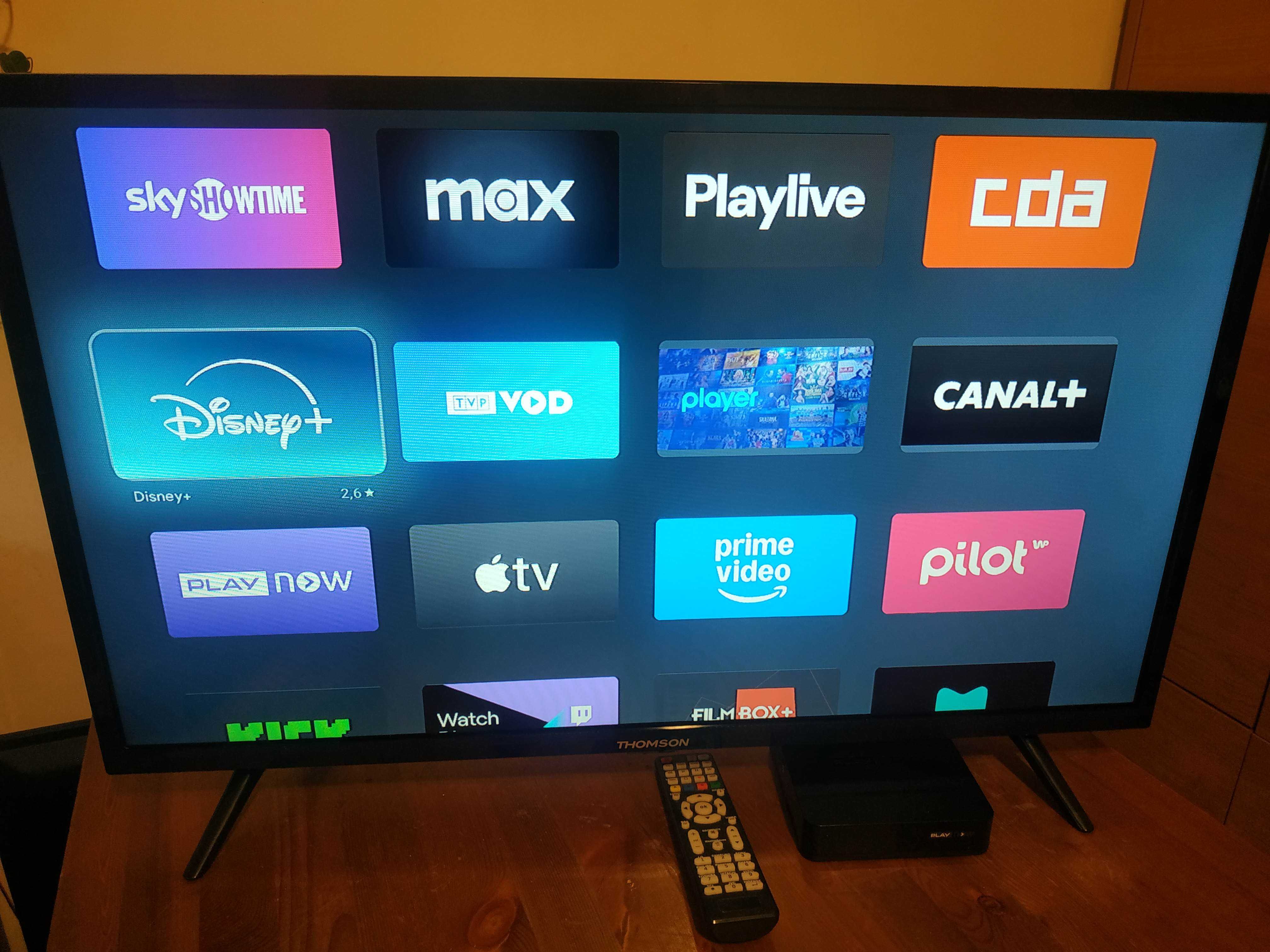 TV 32" Thomson + Smart TV dekoder Wifi Android Netflix YouTube Dvbt2