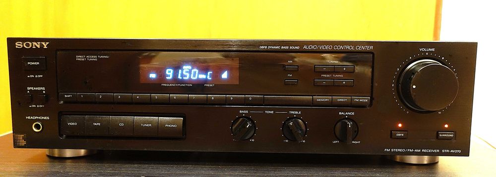Amplituner Sony STR-AV270 – klasyk vintage, bardzo zadbany