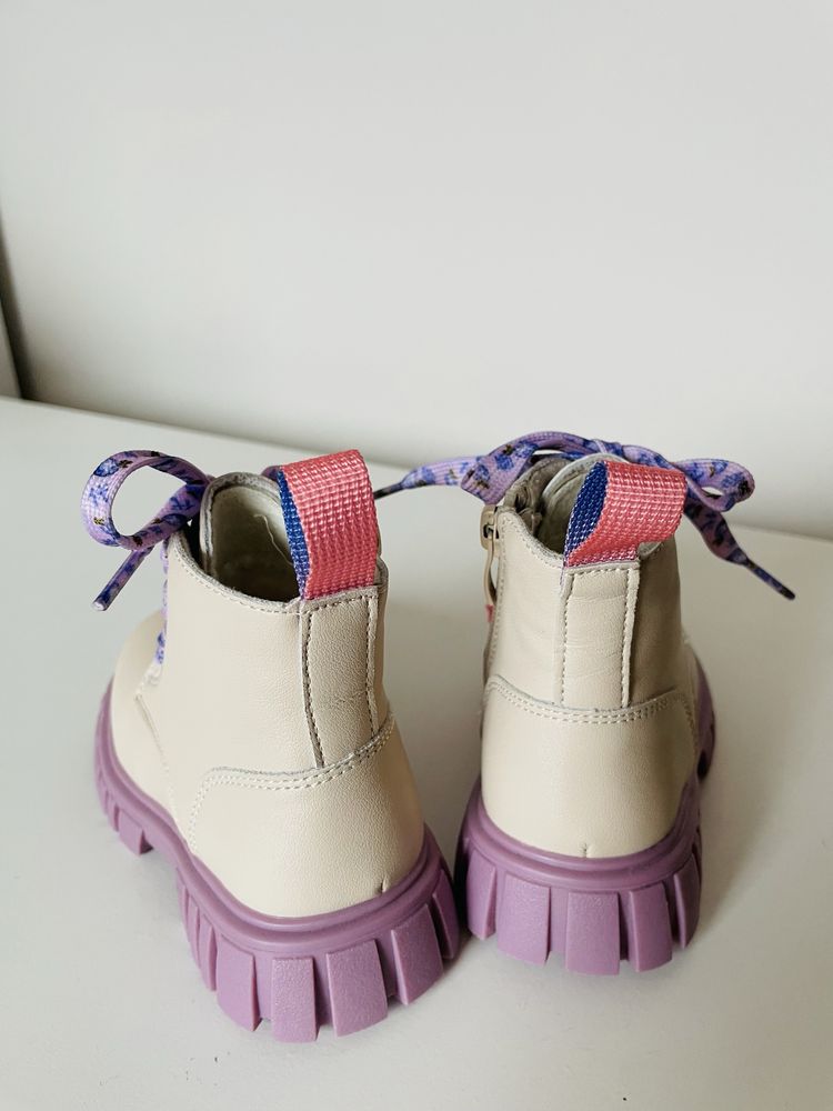 Nowe skórzane kozaki dziecięce, Apawwa buty dla dziewczynki
