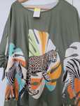 Bluzka oversize safari