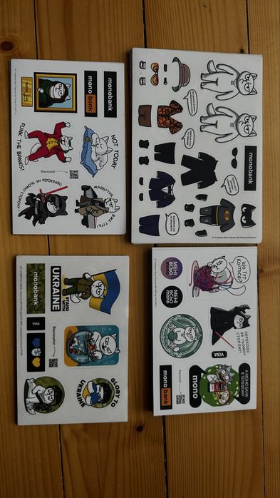 Стікери від монобанку