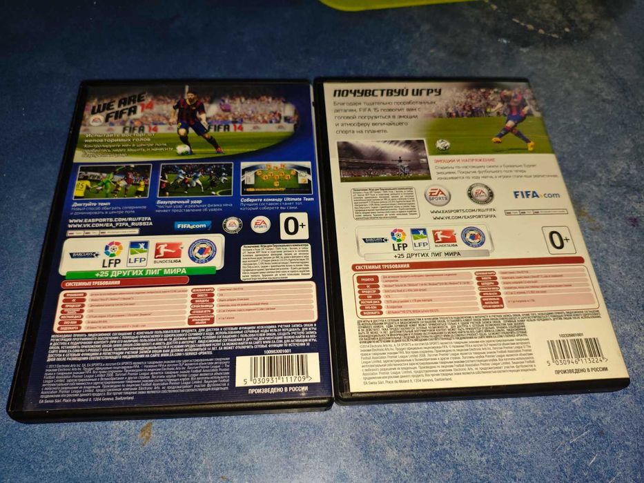 Диск з ігрою. DVD Fifa 14 Fifa 15 Ліцензія