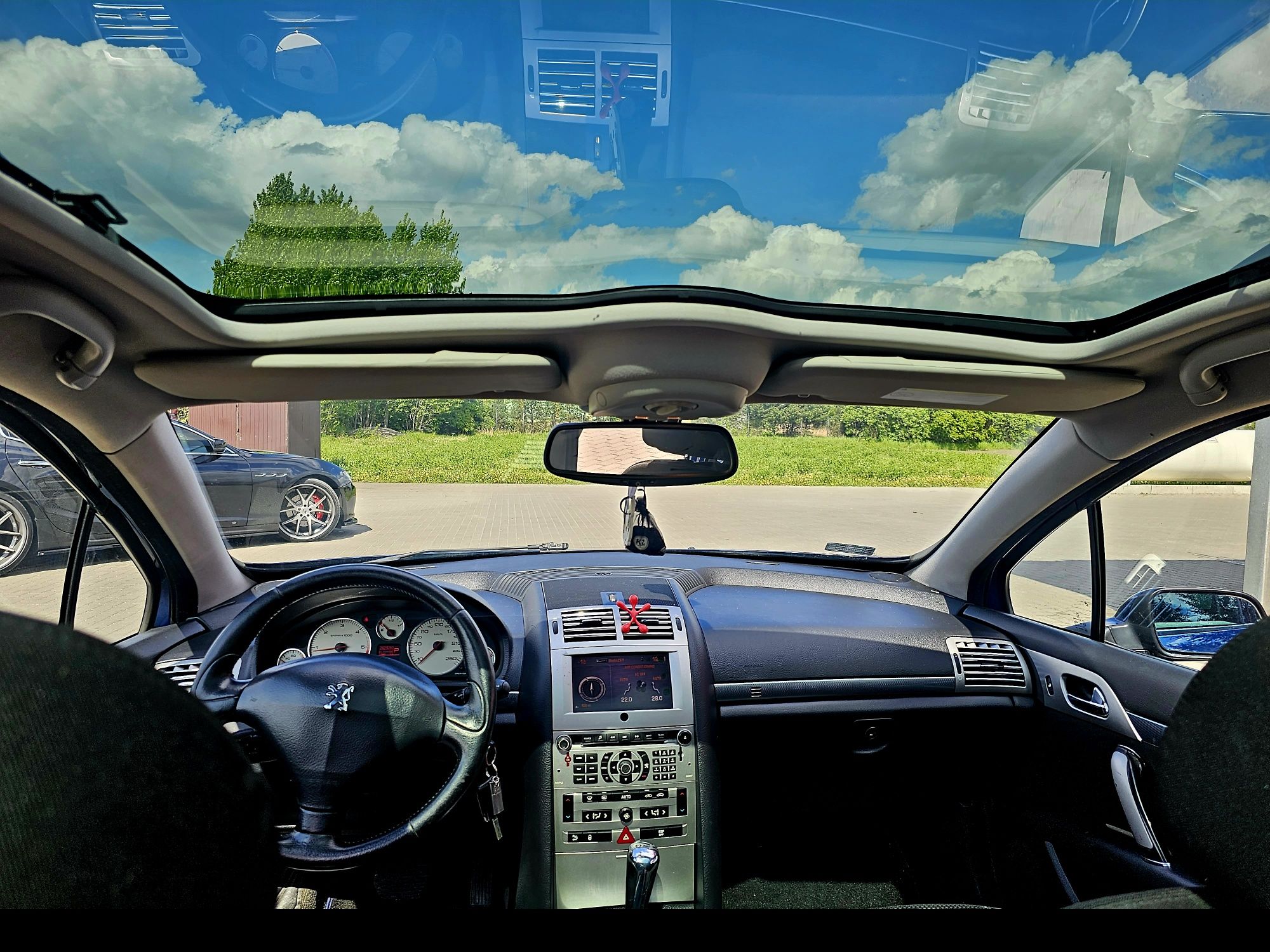 Peugeot 407 2.0Hdi Automat/Panorama/Nawigacja/Alufelgi zamiana