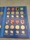 Herby 16 województw na monetach 2 zł nordic gold album