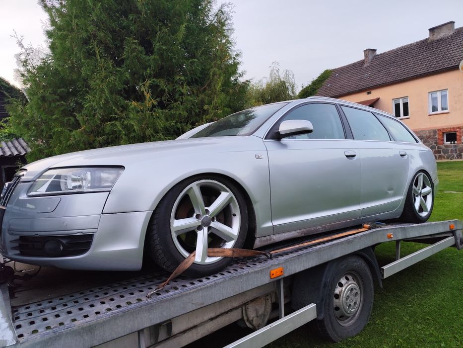 Audi A6 C6 kombi 3.0 TDI quattro tapicerka fotele wnętrze / części