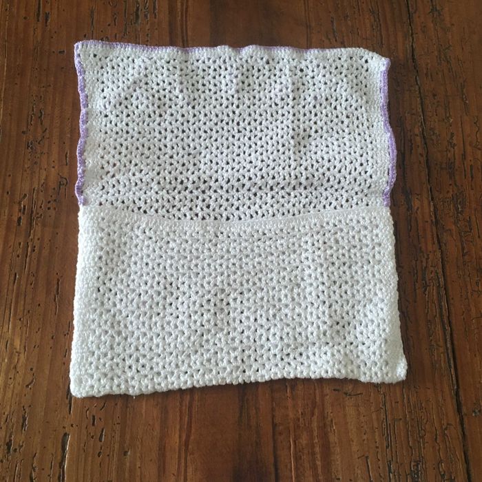 Bolsas guardanapo feita em crochet novas