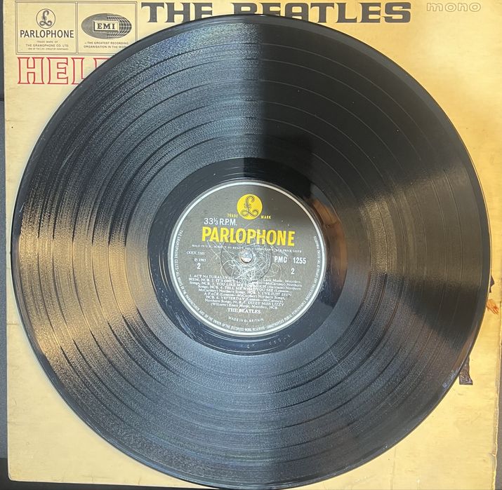 Платівка The Beatles Help 1 прес