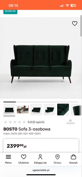Sofa 3 osobowa 2 osobowa fotel