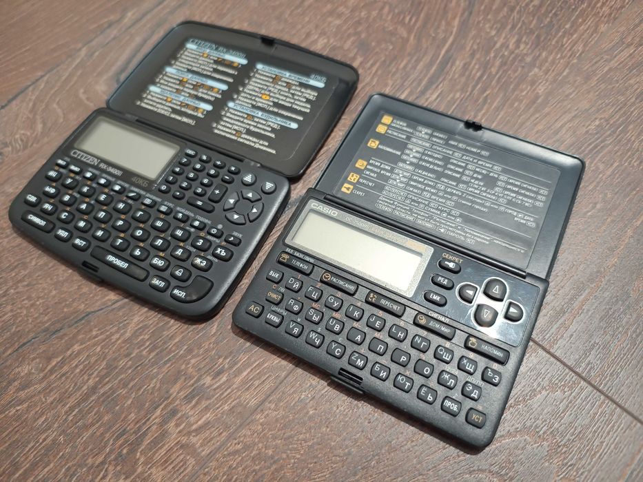 Електронна записна книжка CITIZEN RX-3400ІІ, Casio DC-7500RS