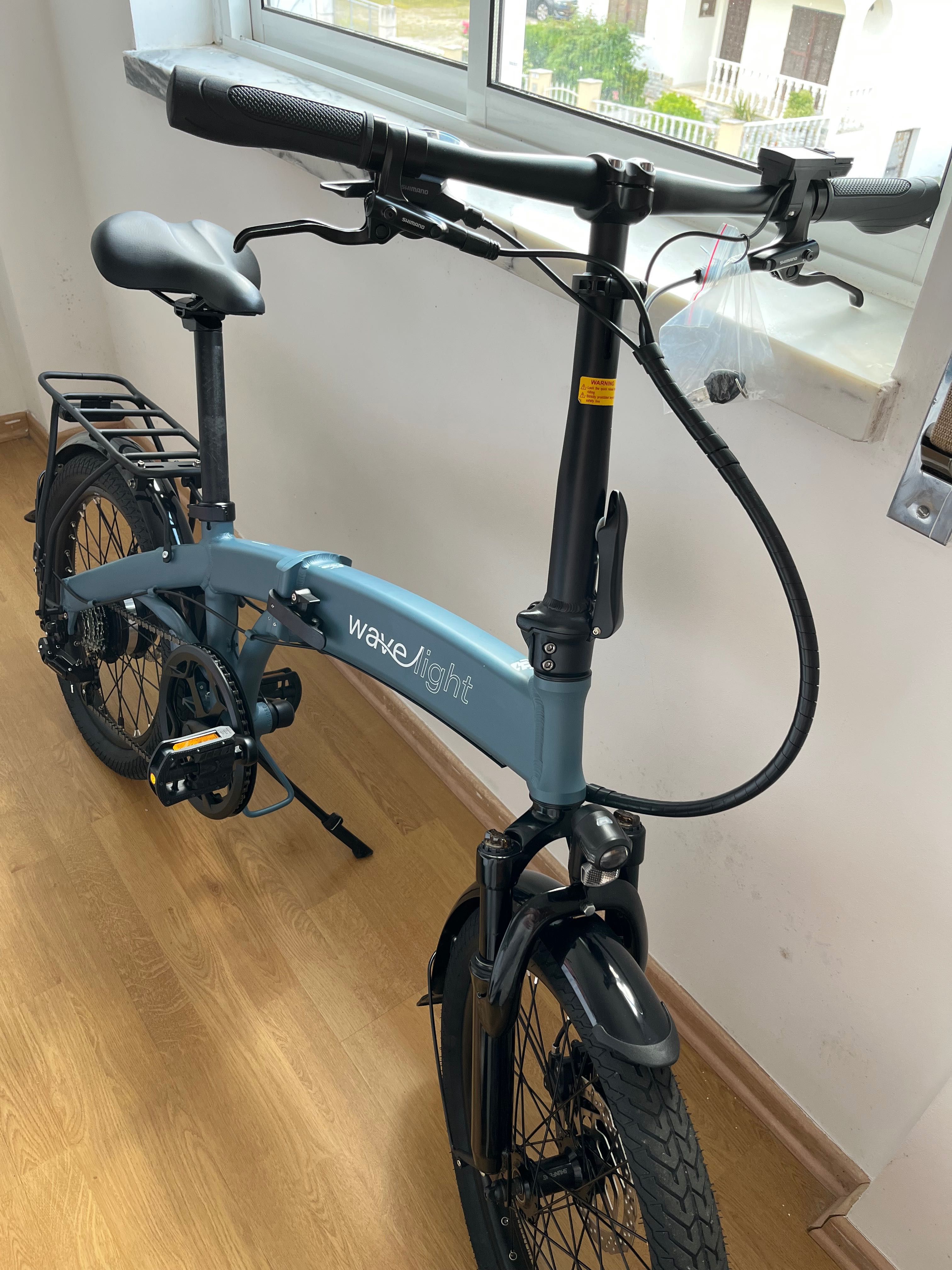 Bicicleta Elétrica Wave Light - NOVA, dobrável