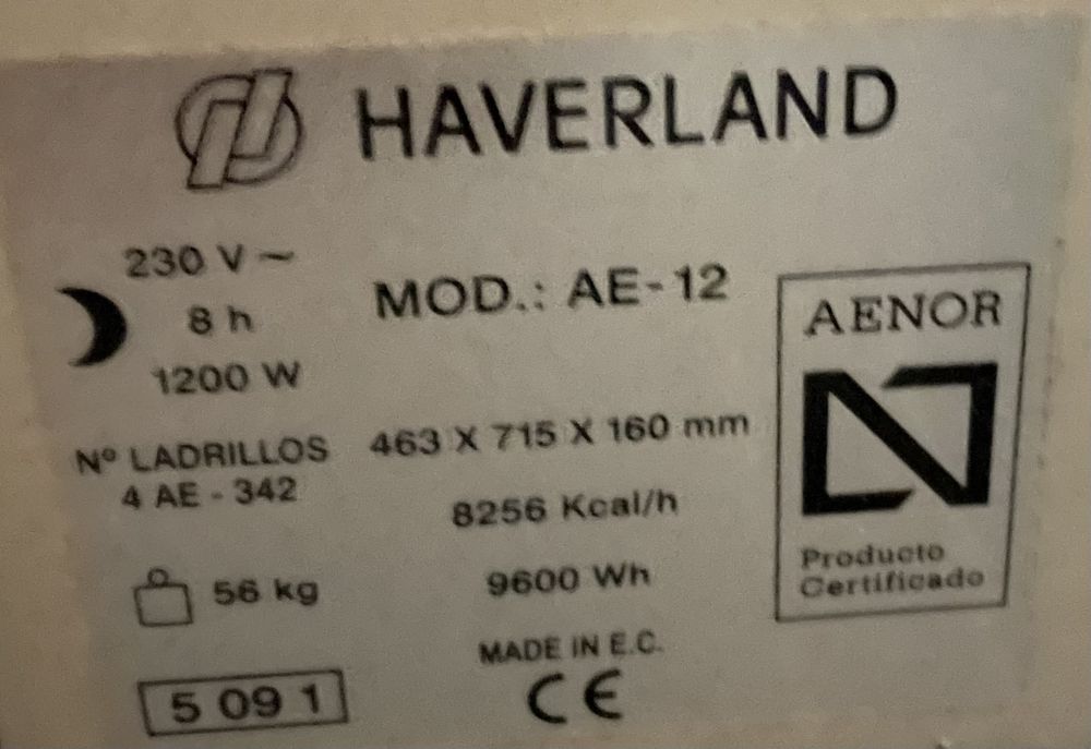 Aquecedor radiador acumulador de calor