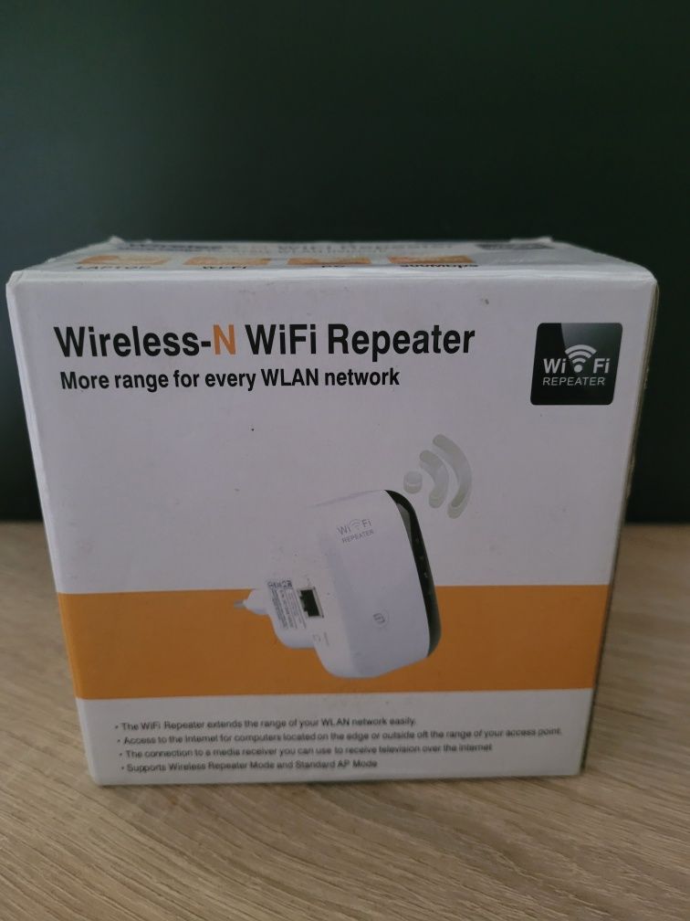 „Bezprzewodowy wzmacniacz sygnału Wi-Fi
„
