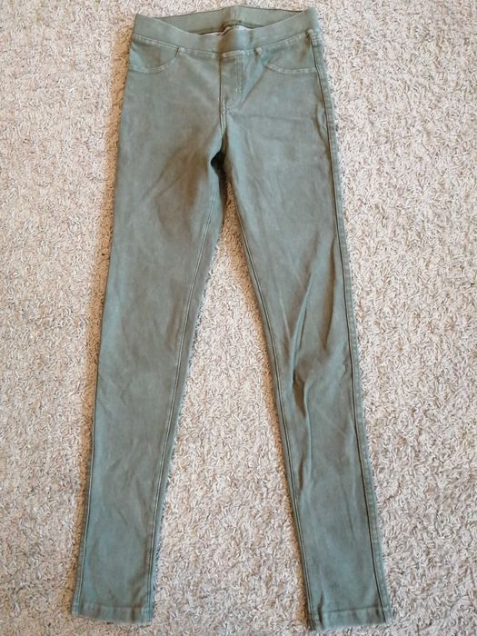 Spodnie h&m 140 zielone