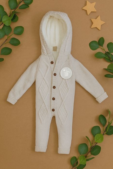 Детские вязаные комбинезоны