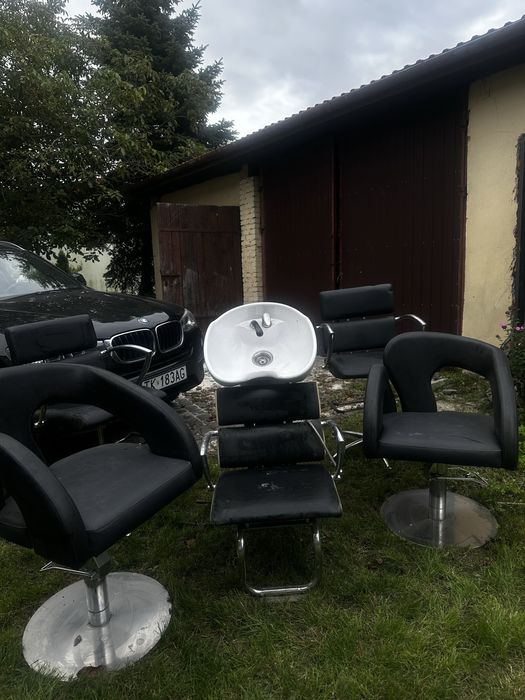 Sprzedam myjke fryzjerską + 6 foteli