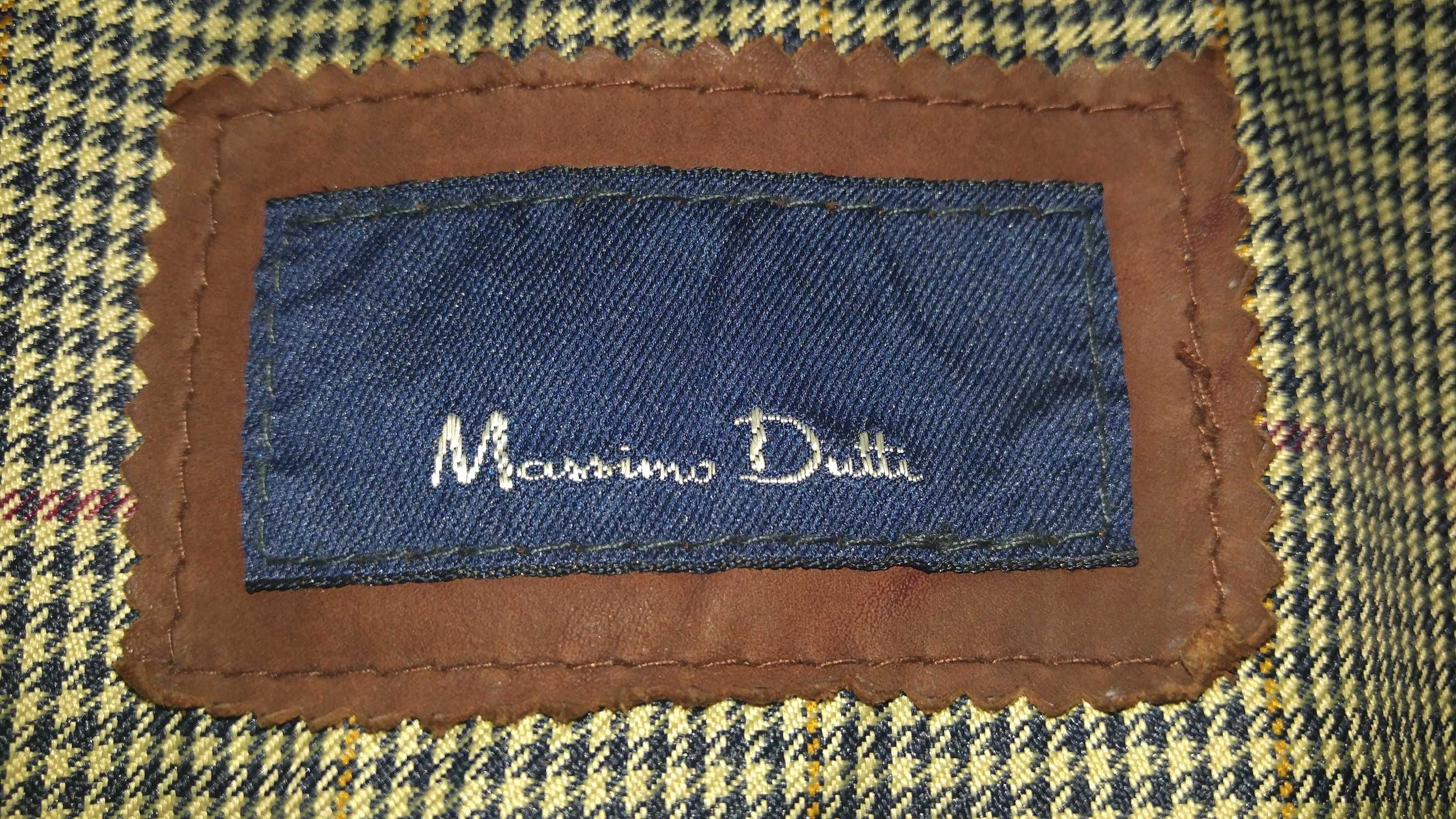 Casaco Massimo Dutti em pele para homem tamanho XL