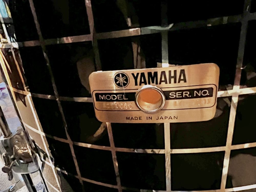 Perkusja Yamaha 5000 ’Black Chrome’ 80s