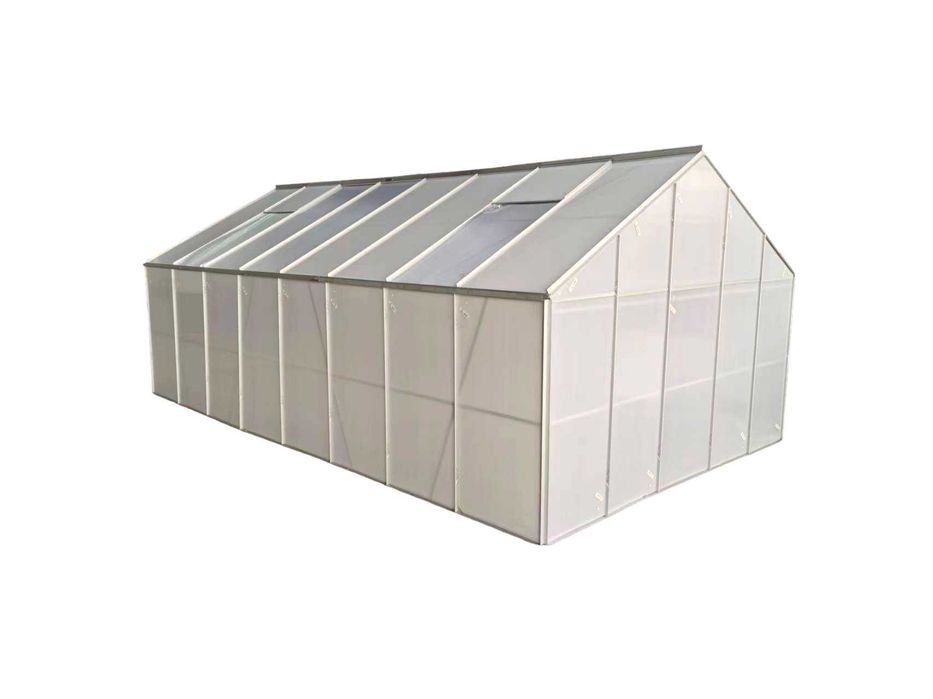 SZKLARNIA OGRODOWA z fundamentem 6,1x2,8m 17,1m2 5x10 poliwęglan 4mm