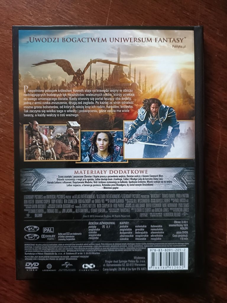 Film na DVD Warcraft Początek