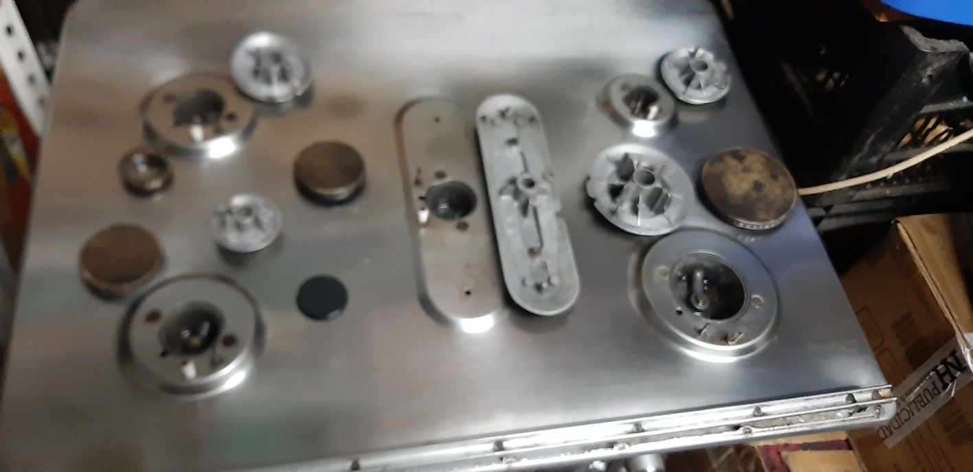 Placa de fogão a gás a funcionar bem