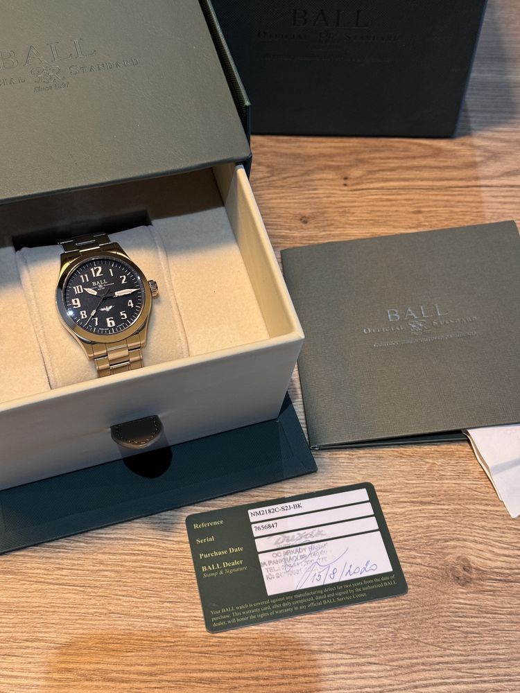 BALL ENGINEER III Silver Star 40mmfull set