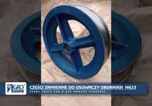 Koło linowe kabestan fi 400/45mm do zgarniacza obornika H623 ORYGINAŁ